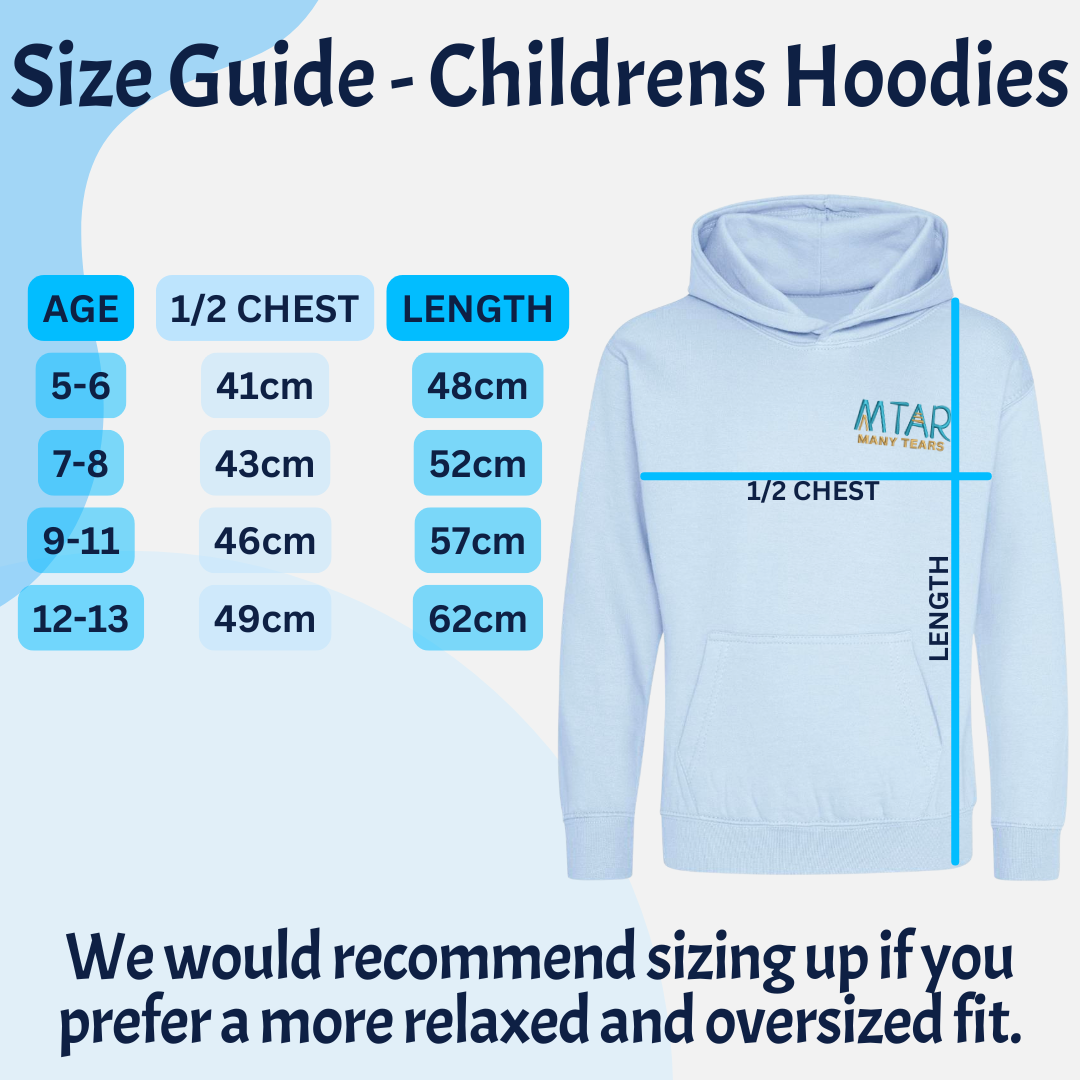 Many Tears Childrens Hoodie *Pre-Order*