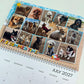 A spiral-bound desk calendar page featuring a collage of dog photos with the text 'IT'S SUMMER TIME' and a July 2027 calendar grid below.