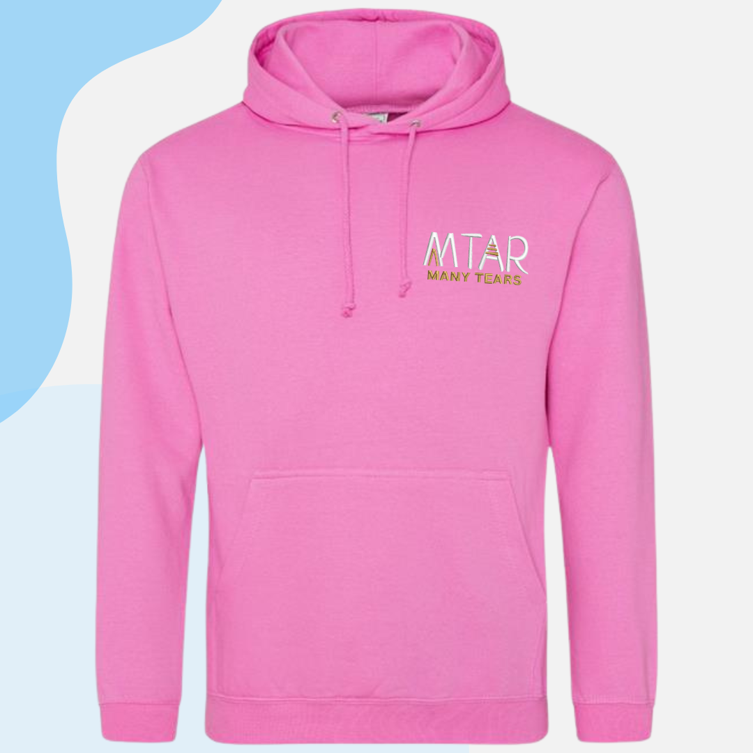 Candyfloss Pink Many Tears Hoodie *Pre-Order*